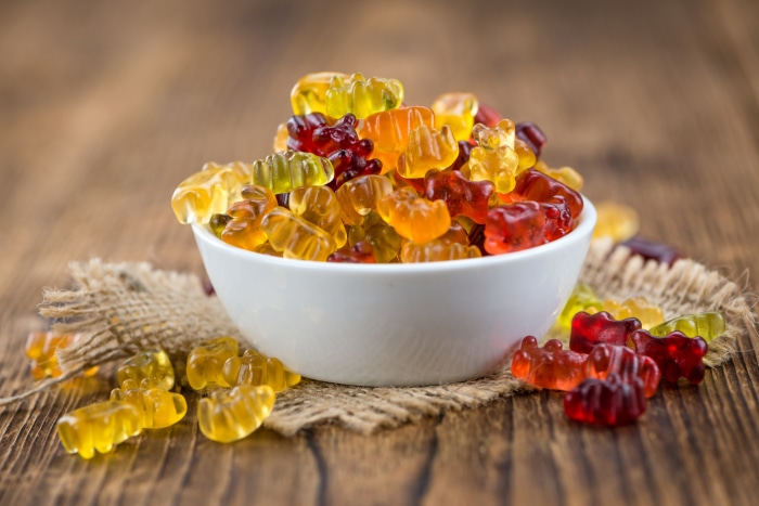 Gummy Bears in a Bowl