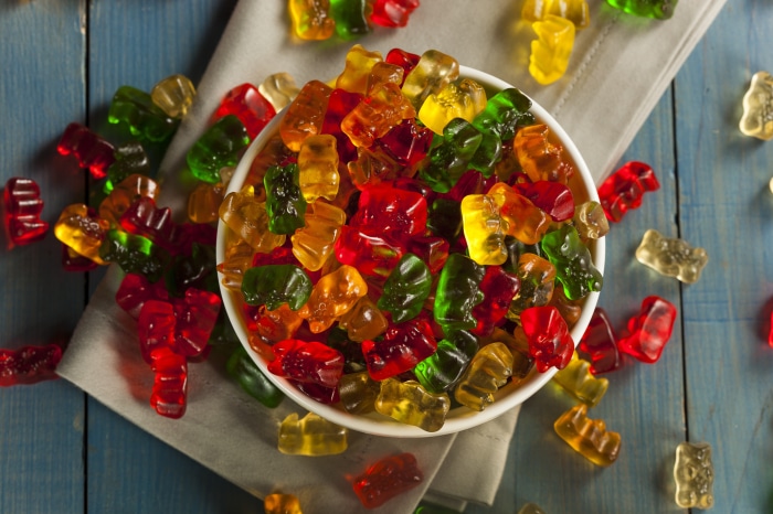 Gummy Bears in a Bowl 4K