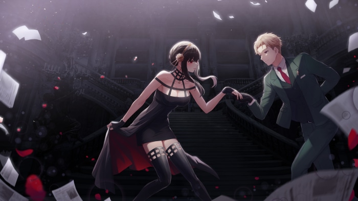 Yor and Loid Forger from Spy X Family dancing