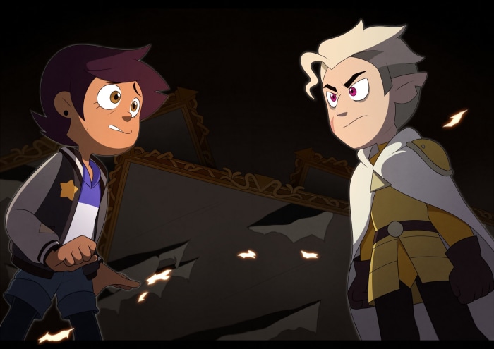 Luz Noceda and Hunter from The Owl House