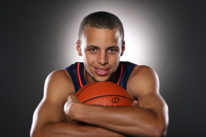 Stephen Curry with Basketball
