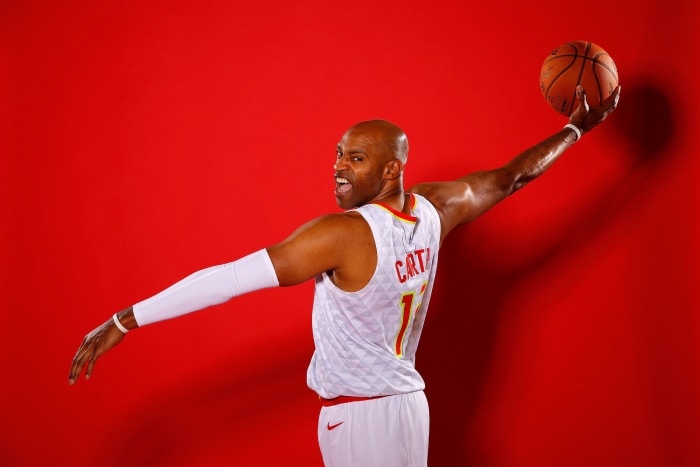 Vince Carter of the Atlanta Hawks