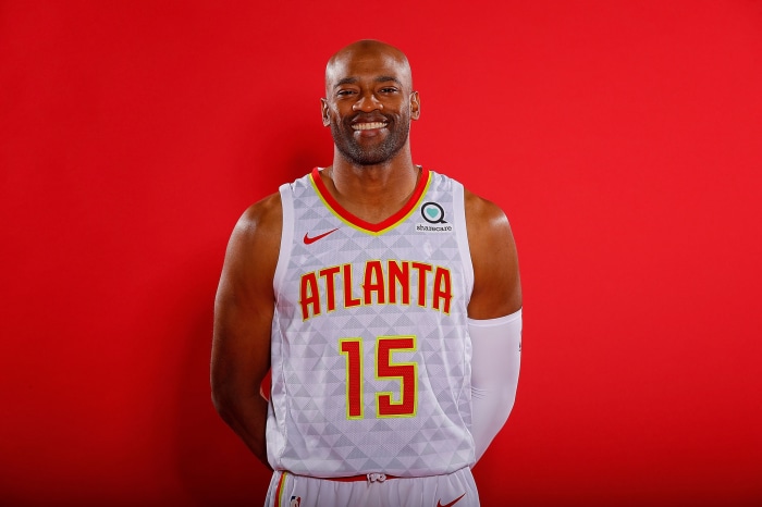 Vince Carter of the Atlanta Hawks