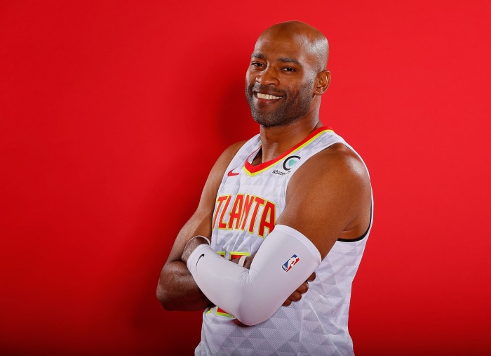 Vince Carter of the Atlanta Hawks