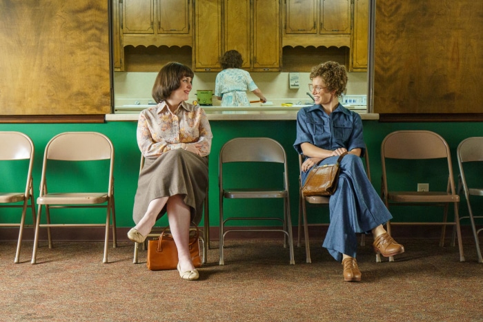 Candy Montgomery and Betty Gore waiting