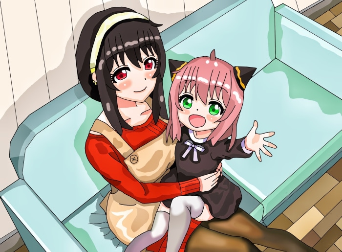 Anya Forger and Yor Forger from Spy X Family