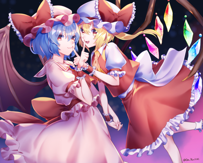 Flandre and Remilia Scarlet from Touhou Project