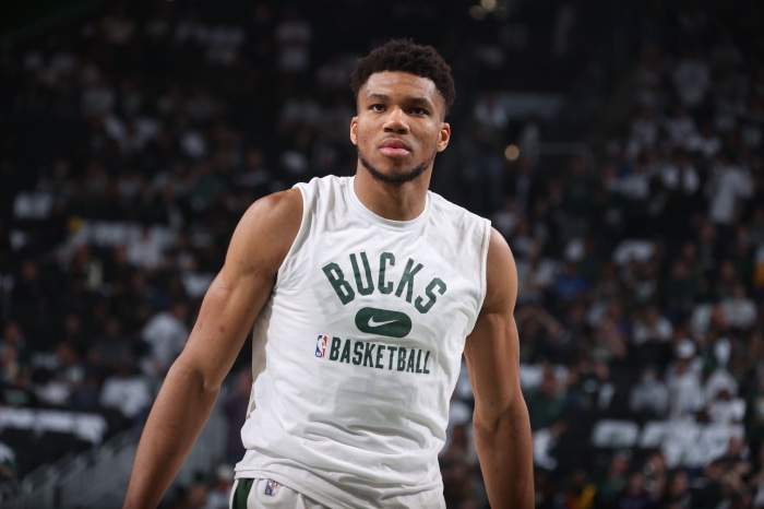 Giannis Antetokounmpo of the Milwaukee Bucks