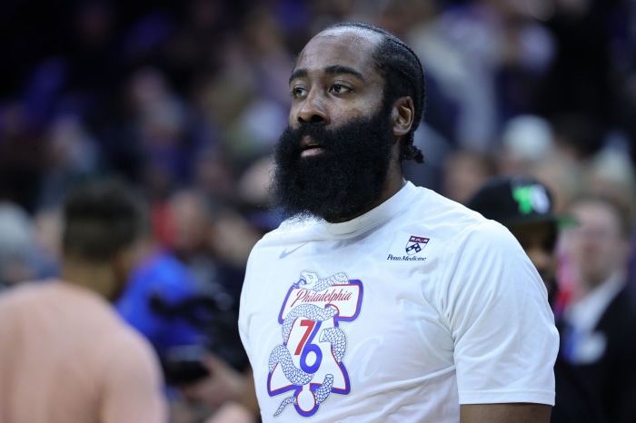 James Harden from Philadelphia 76ers