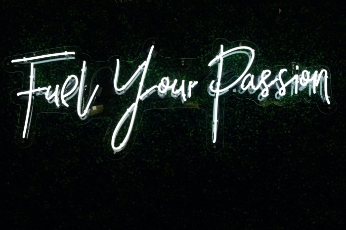 Fuel Your Passion Neon Sign by Randalyn Hill