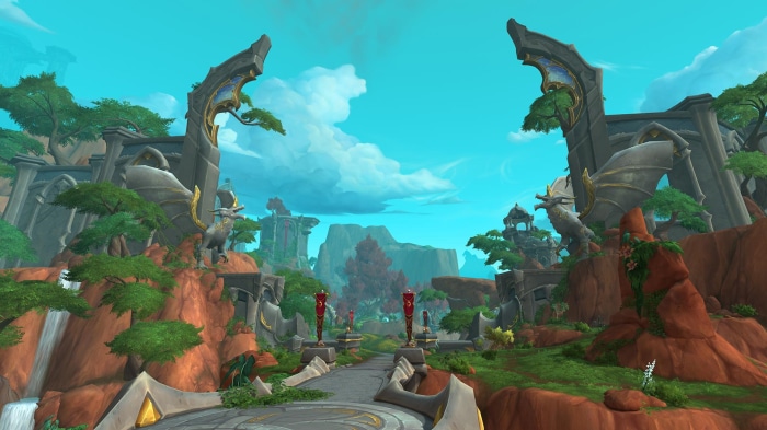 World of Warcraft: Dragonflight landscape