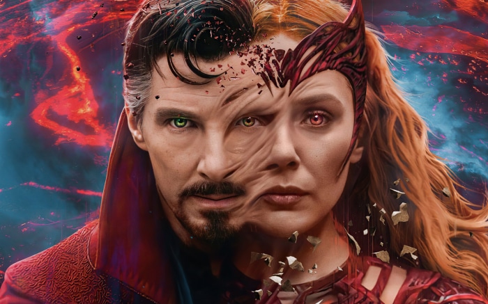 Doctor Strange and Scarlet Witch from Doctor Strange in the Multiverse of Madness