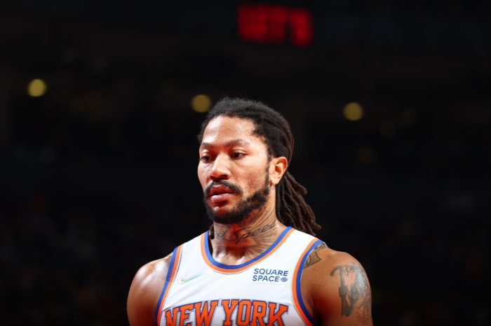 Derrick Rose of the New York Knicks