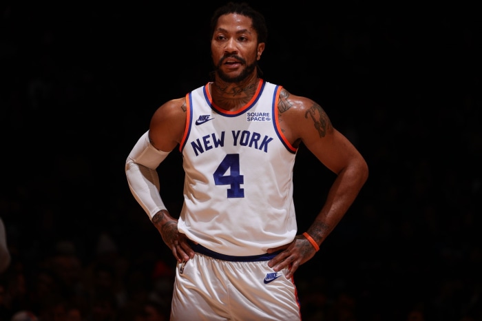 Derrick Rose of the New York Knicks