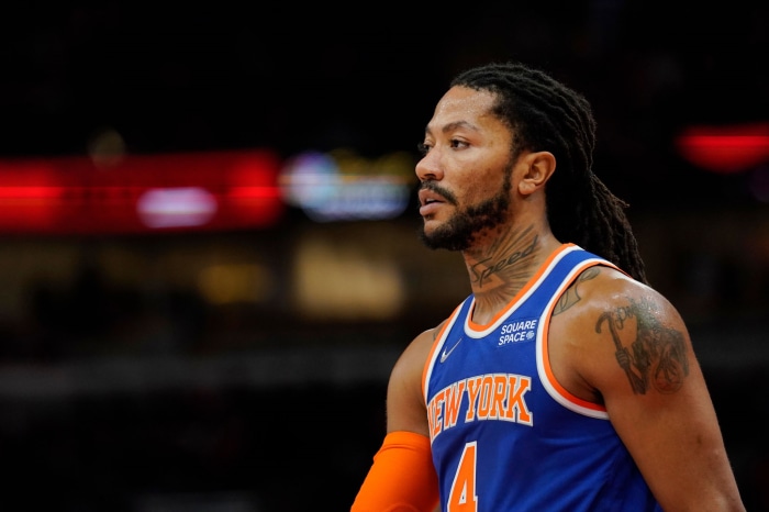 Derrick Rose of the New York Knicks
