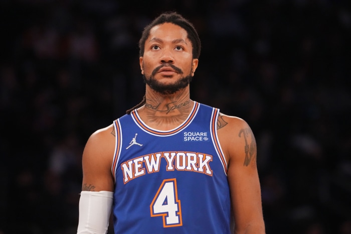 Derrick Rose of the New York Knicks