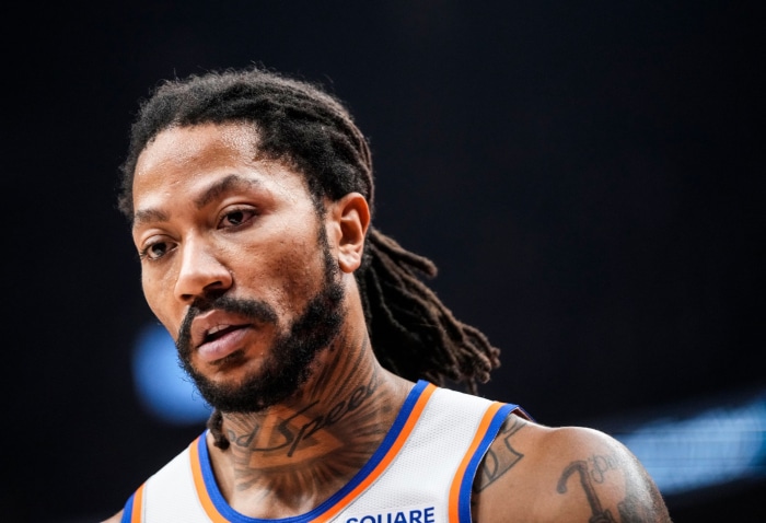Derrick Rose of the New York Knicks