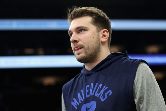 Luka Dončić of the Mavericks