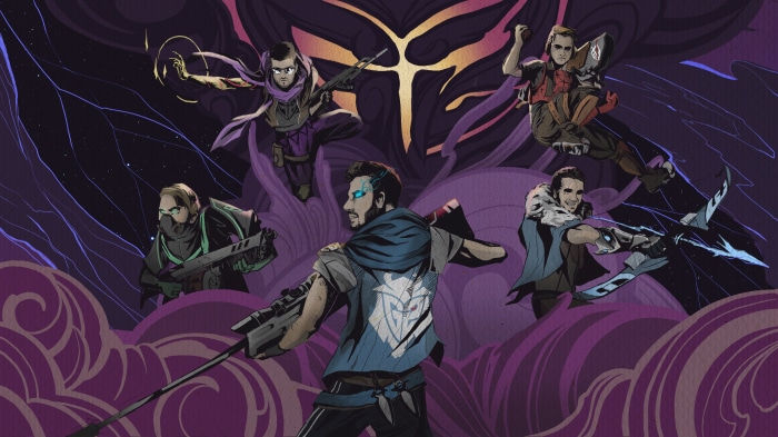 G2 Valorant Team characters in stylized art