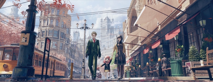 Spy X Family 4K Anya, Yor, and Loid Forger walking