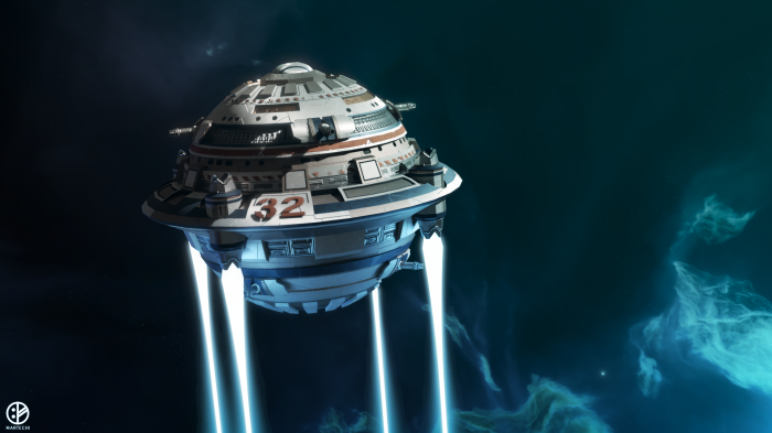 Spaceship 32 from Perry Rhodan fanart
