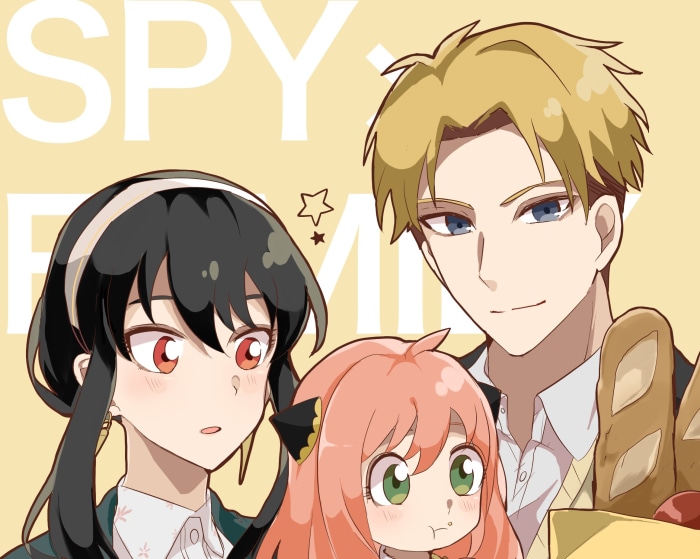 Yor, Loid, and Anya Forger from Spy X Family