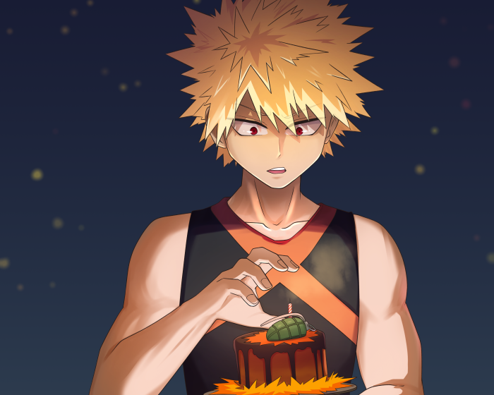 Katsuki Bakugou from My Hero Academia 4K