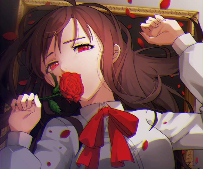 Ib from Ib with a rose