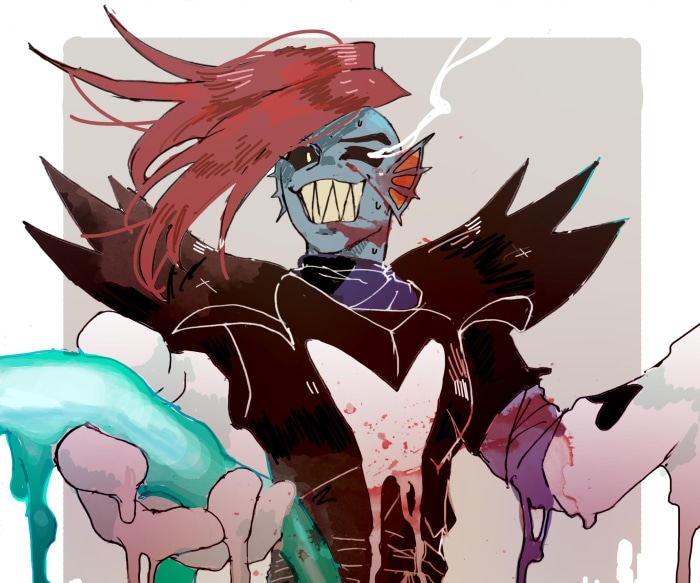 Undyne the Undying from Undertale