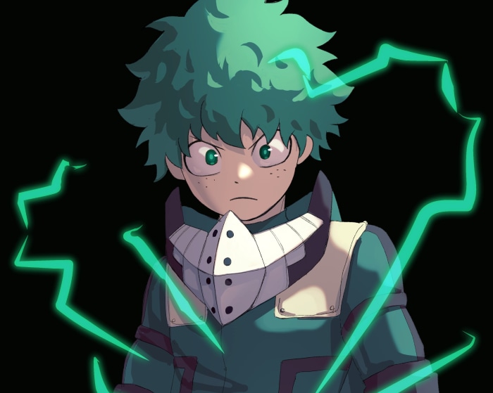 Izuku Midoriya from My Hero Academia