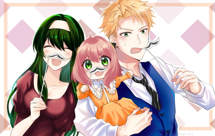 Anya, Yor, and Loid Forger from Spy X Family