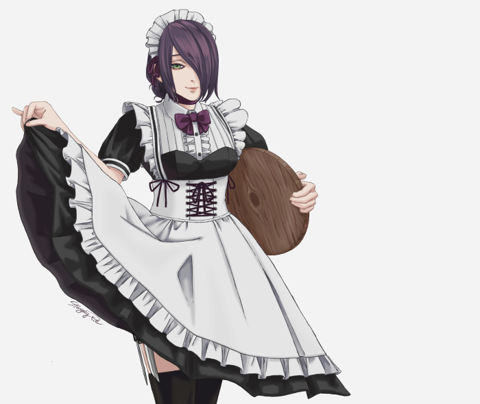 Reze from Chainsaw Man as a maid