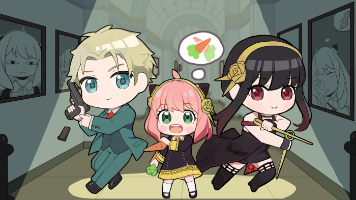 Anya, Loid, and Yor Forger from Spy x Family