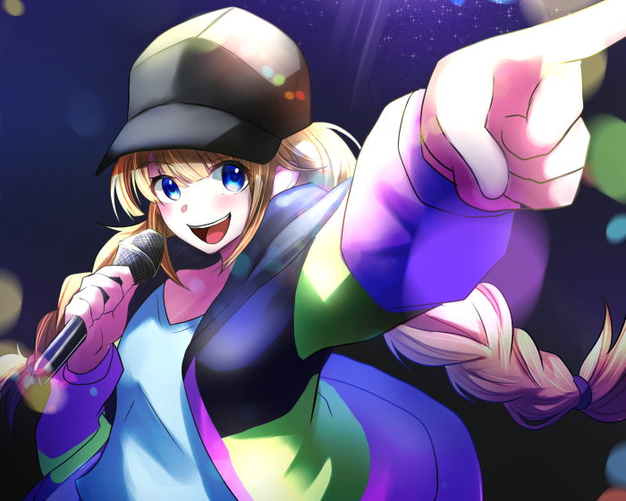 Eiko Tsukimi from Ya Boy Kongming! singing