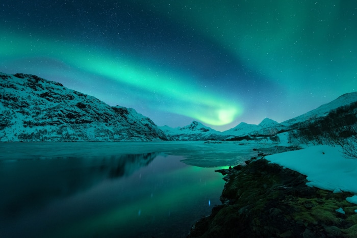 Aurora Borealis over Lofoten, Norway