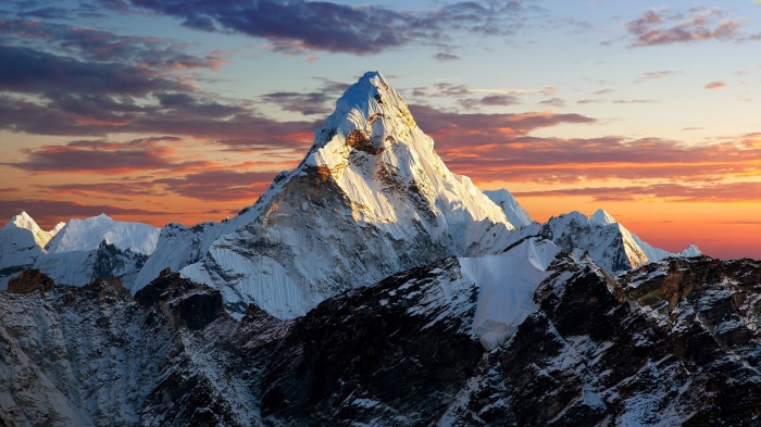 Mount Everest, Earth's Highest Mountain in Nepal
