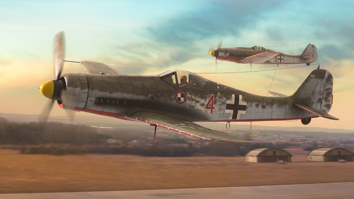 Focke-Wulf Fw 190 aircraft in flight