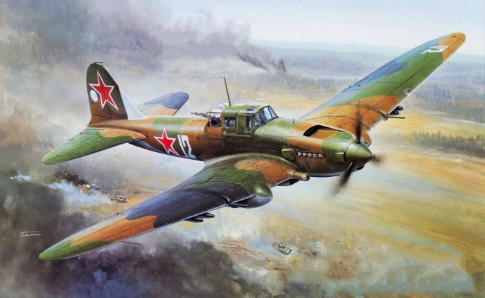 Ilyushin Il-2 Stormovik in flight