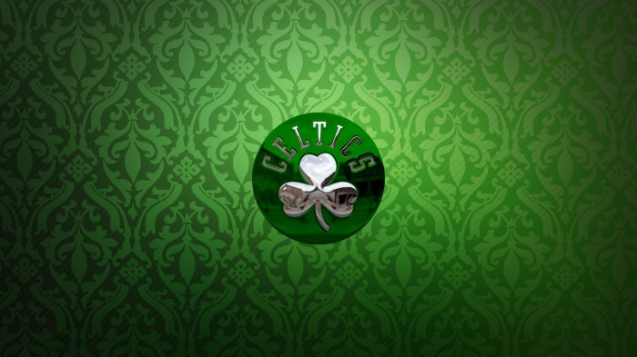Boston Celtics logo with shamrock