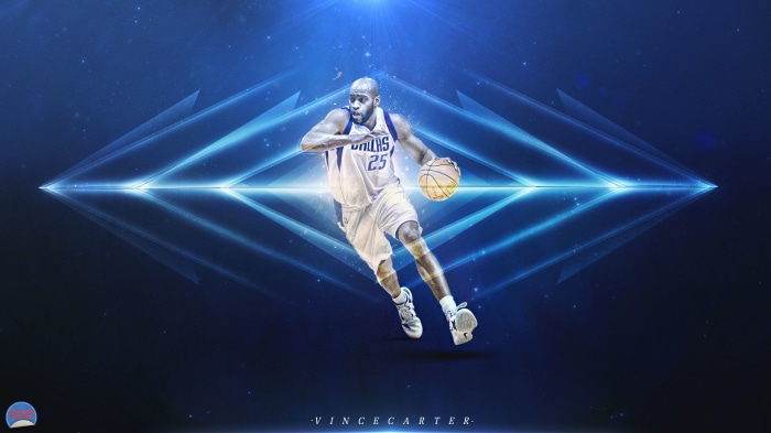 Vince Carter playing basketball