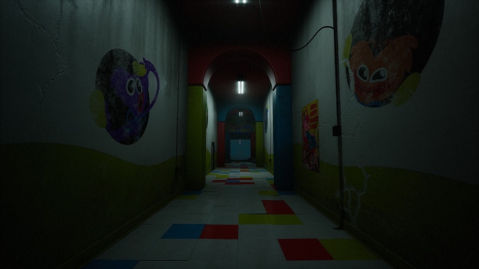 Hallway in Poppy Playtime