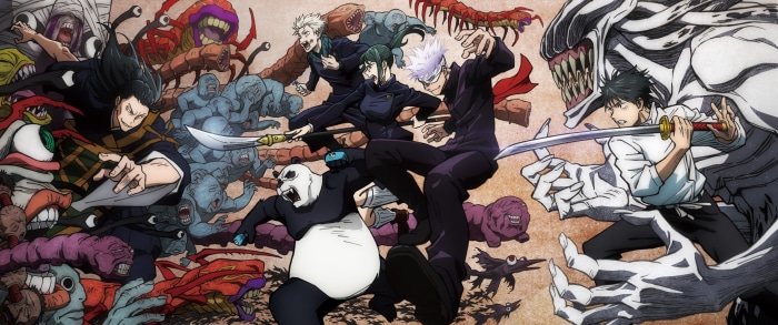 Jujutsu Kaisen 0 characters fighting cursed spirits