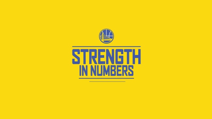 Golden State Warriors Strength in Numbers logo