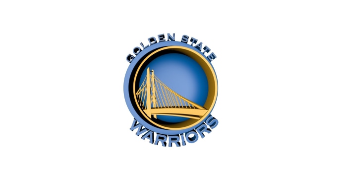 Golden State Warriors logo with bridge