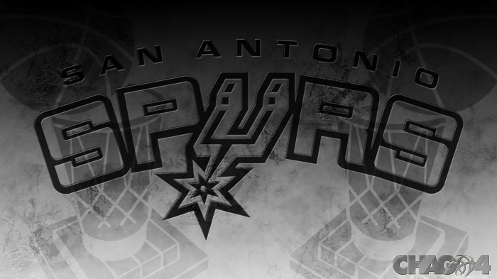 San Antonio Spurs logo with basketball elements