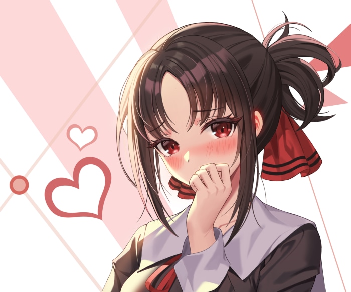 Kaguya Shinomiya from Kaguya-sama: Love Is War blushing