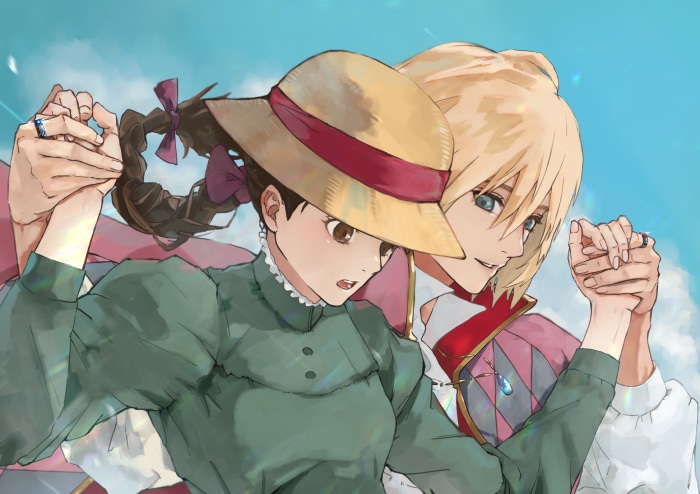 Sophie Hatter and Howl Jenkins Pendragon from Howl's Moving Castle