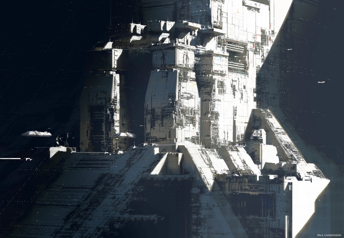 Space base by Paul Chadeisson