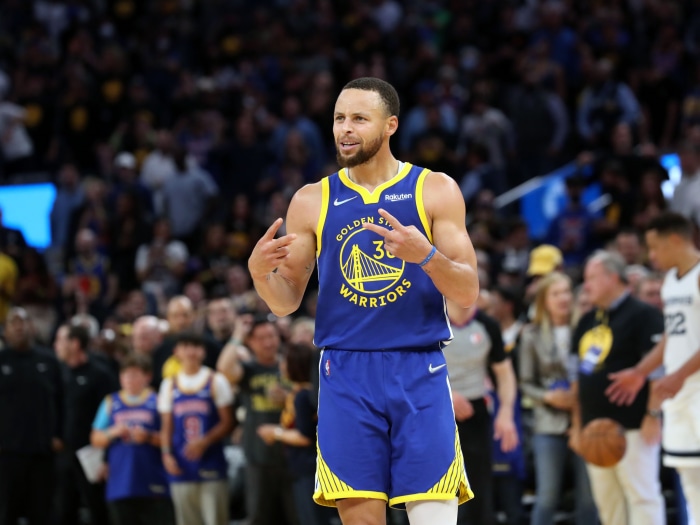 Stephen Curry of the Golden State Warriors