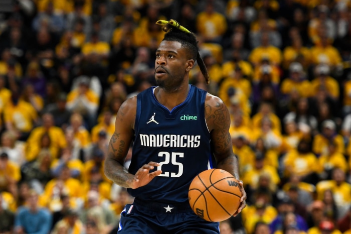 Reggie Bullock of the Dallas Mavericks